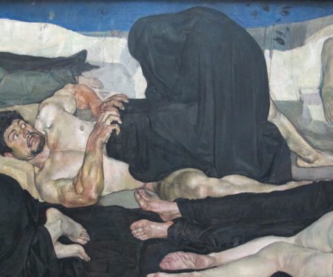 "La noche", de Ferdinand Hodler (fragmento)