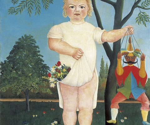 "Niño con una marioneta", de Henri Rousseau.